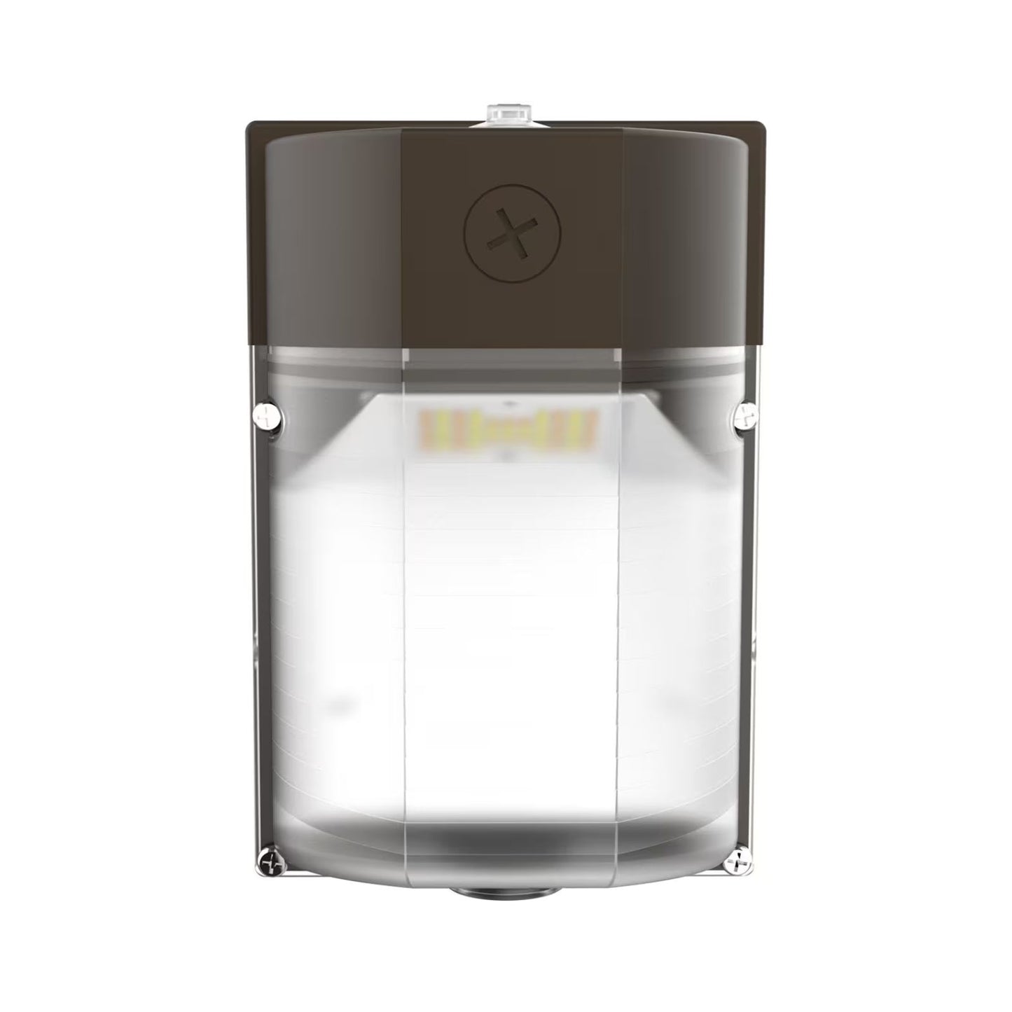 25W Multi Watt Multi CCT Mini Wall Pack Light with Photocell White