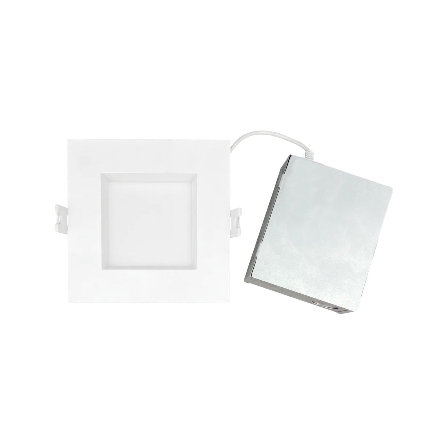 4 inch Square 15W 5CCT Selectable Regressed Mini Panel Light 12 Pack