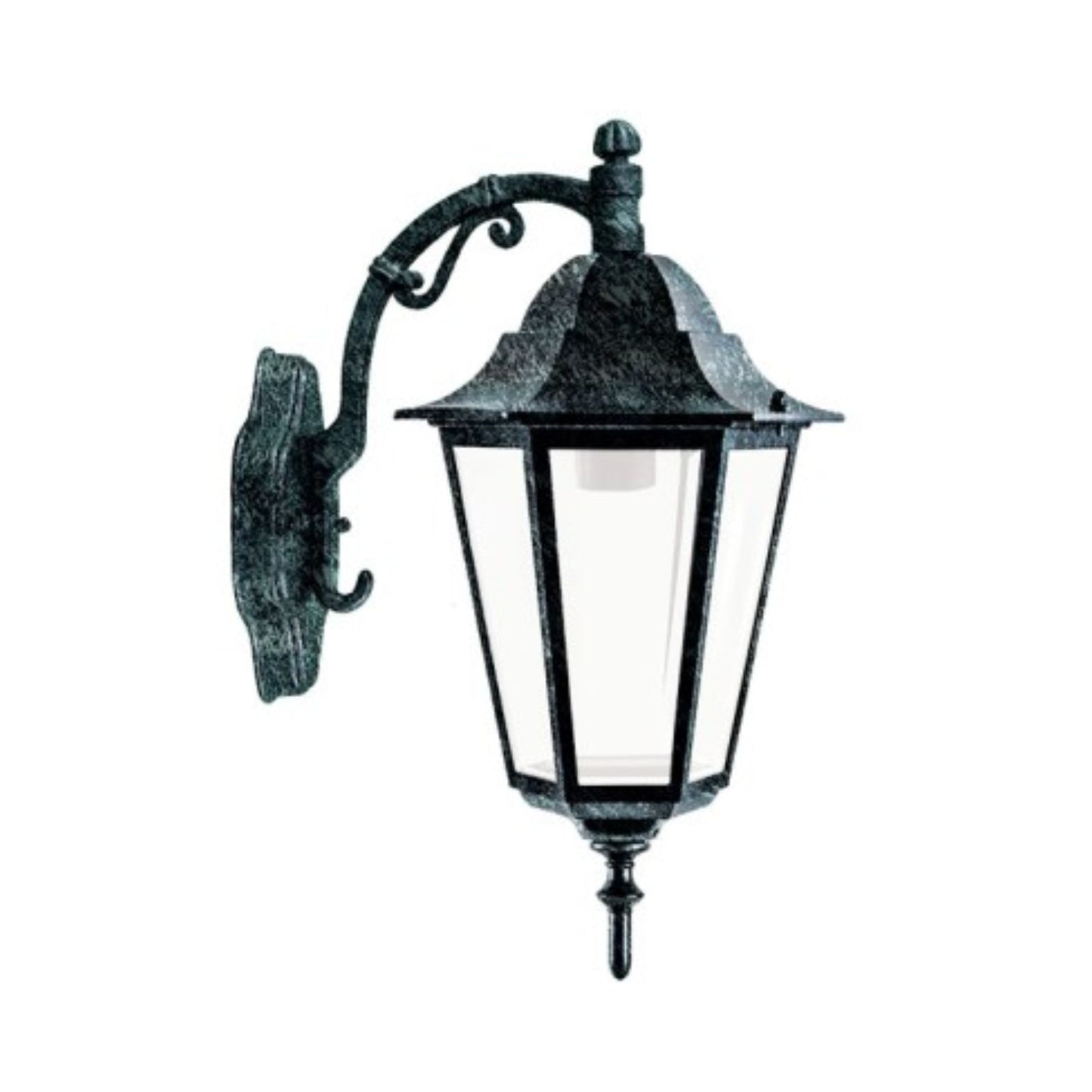 9W Outdoor A19 LED Wall Light White