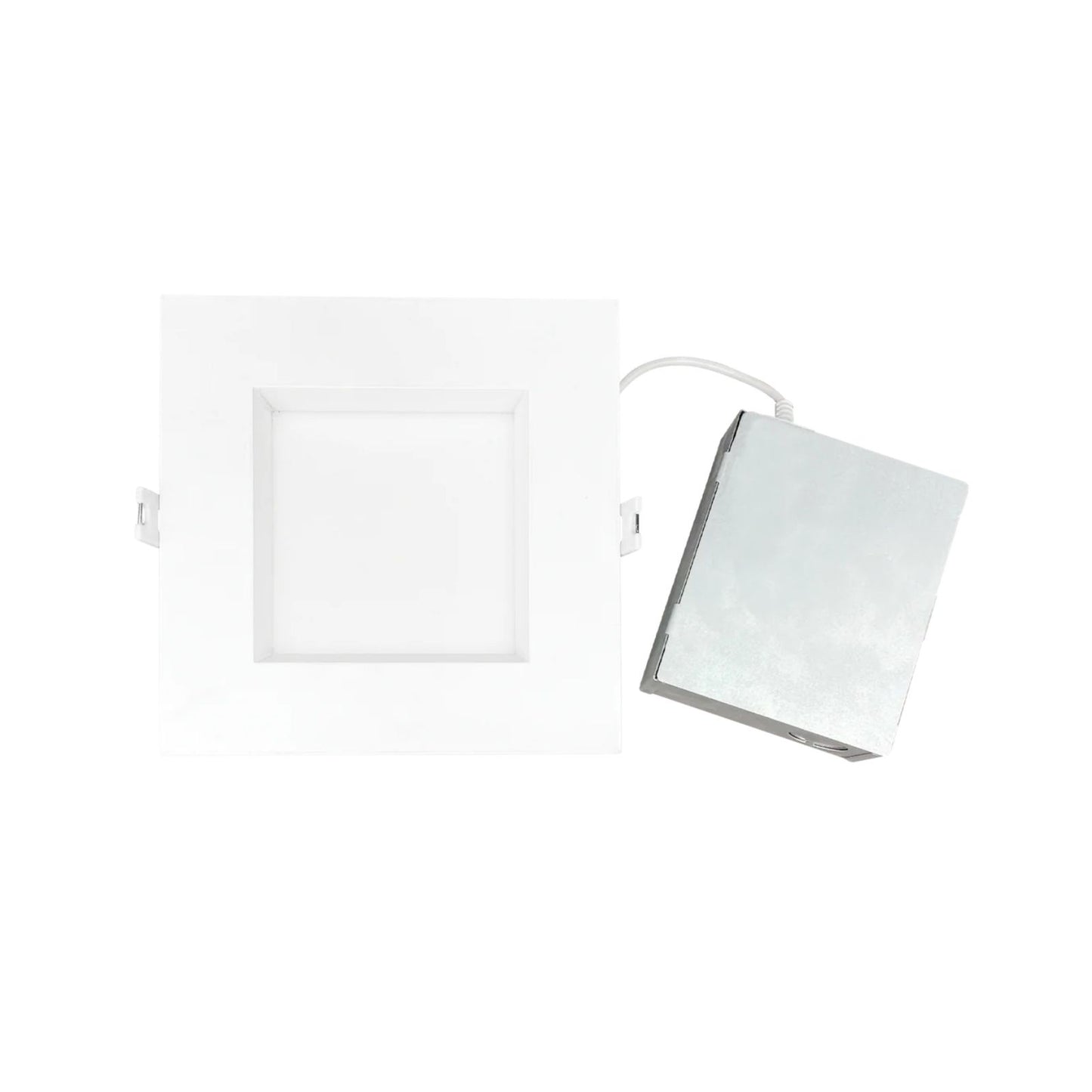 6 inch Square 18W 5CCT Selectable Regressed Mini Panel Light 12 Pack