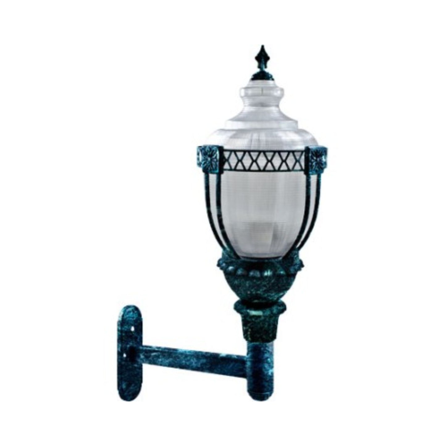 75W/100W/120W Large Post Top Wall Fixture Black