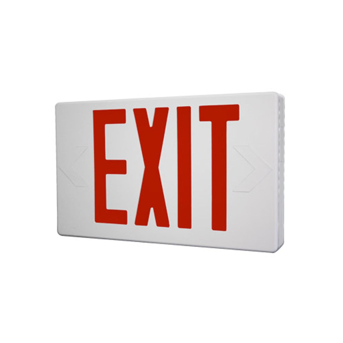 3.4W AC Only Exit Sign with White Housing