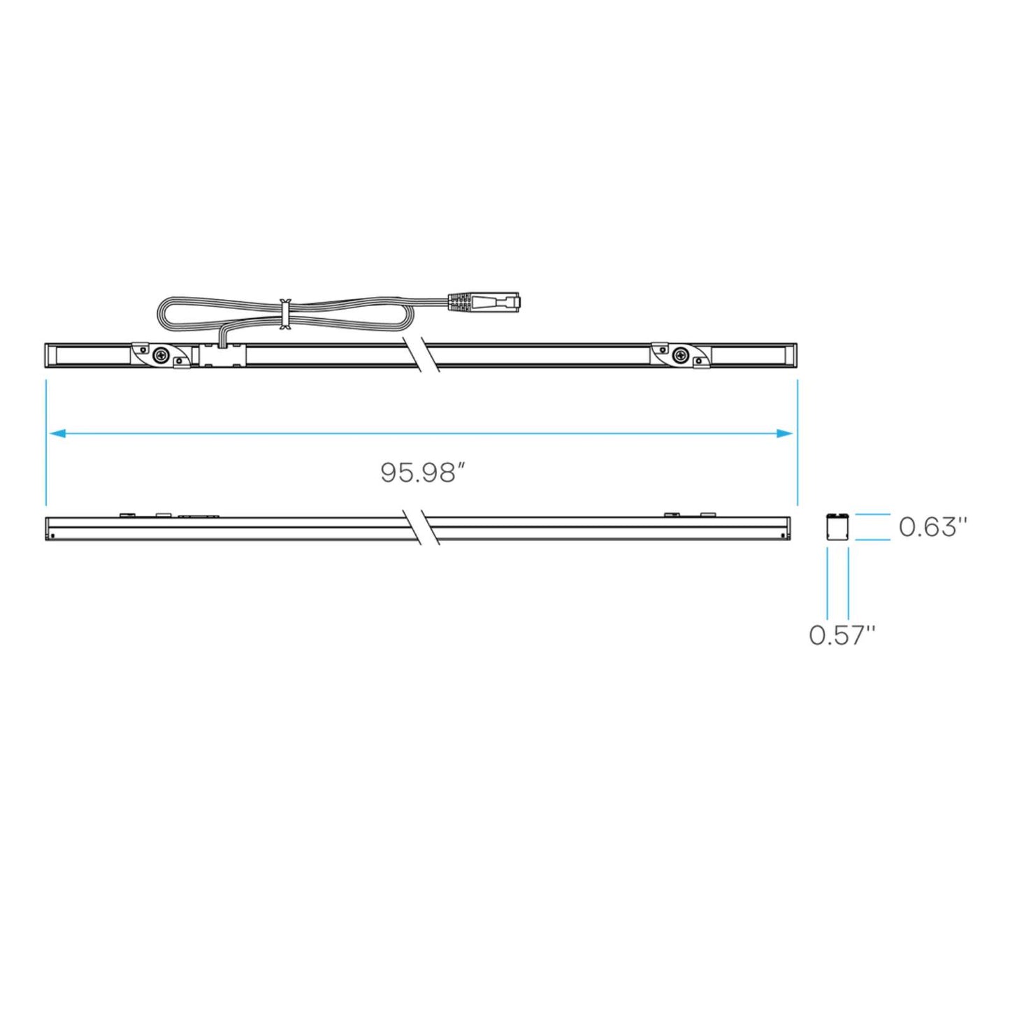 Grid Smart Pro 96" 9/16" 5CCT Selectable