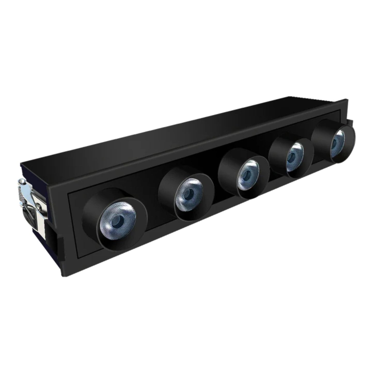 5 Head 5 CCT Retractable Multi Light Black Finish
