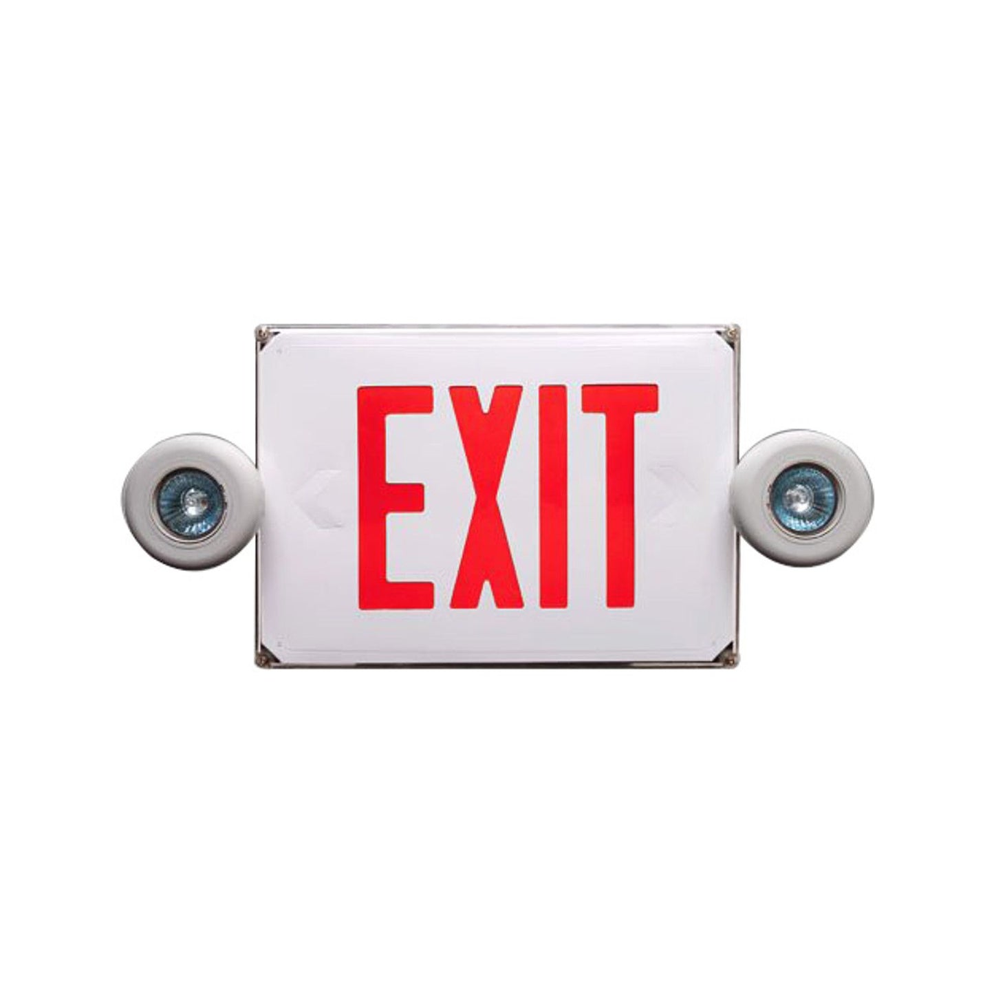 8W Wet Location LED Exit Emergency Combo