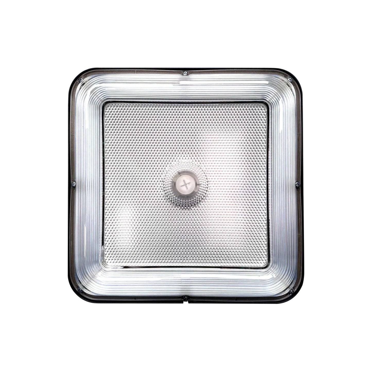 Luz LED cuadrada de 100 W para marquesina de garaje, de varios vatios y con CCT múltiple, preparada para sensor