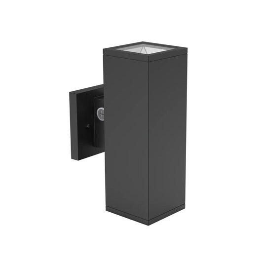 Aplique de pared exterior multivatio multi CCT de 10 pulgadas y 24 W con fotocélula