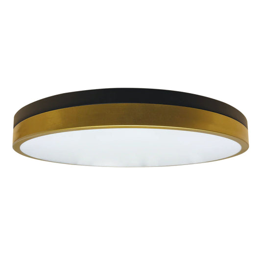 13" Surface Mount Light 5 CCT Selectable - Black/Gold Finish