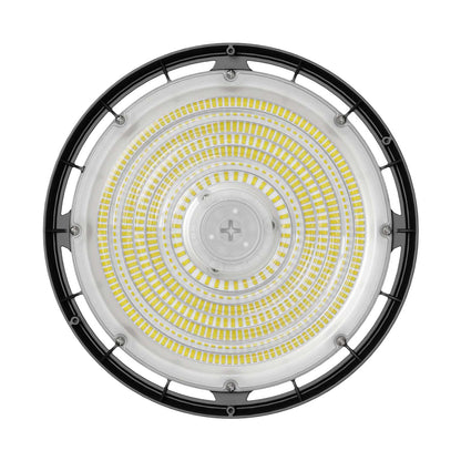 150W 3CCT/3WATT & 3 Beam Selectable UFO Highbay - Black Finish