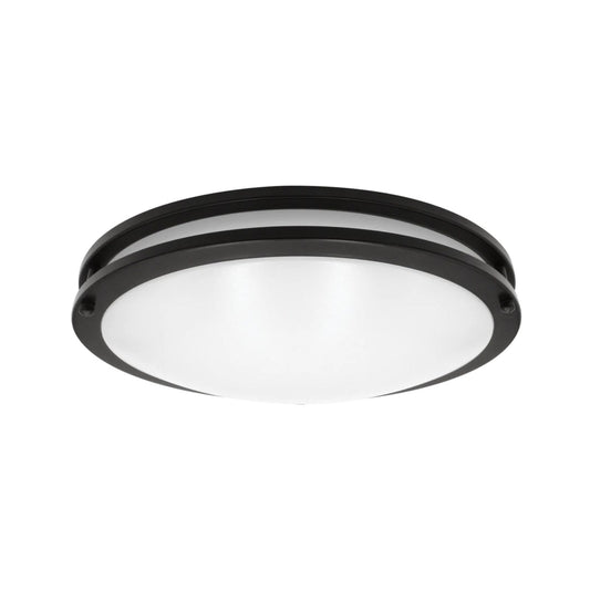16 inch 24W 5CCT Selectable Double Ring Light Black Finish 5 Pack