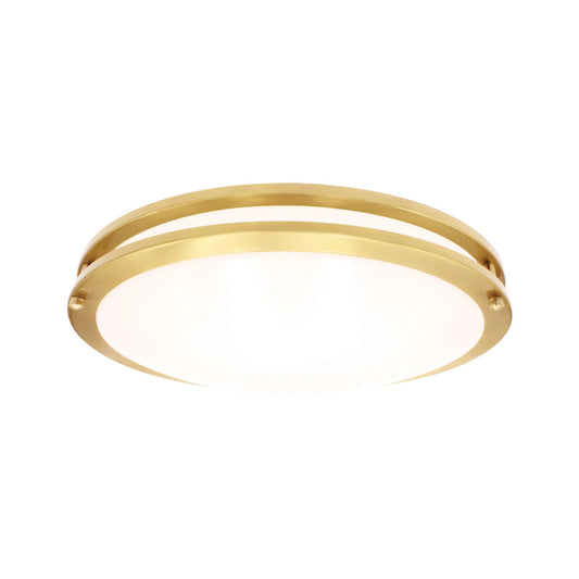 18 inch 24W 5CCT Selectable Double Ring Light Gold Finish 4 Pack
