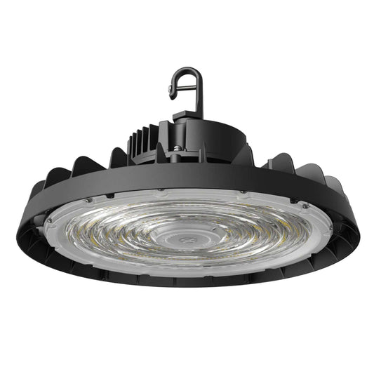 240W 3CCT/3WATT & 3 Beam Selectable UFO Highbay - Black Finish