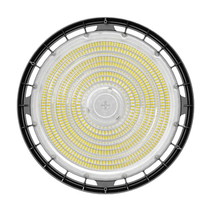 240W 3CCT/3WATT & 3 Beam Selectable UFO Highbay - Black Finish