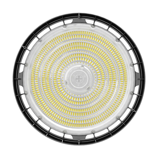 240W 3CCT/3WATT & 3 Beam Selectable UFO Highbay - Black Finish