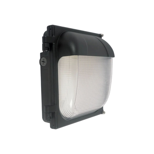 60W Multi Watt Multi CCT Micro Wall Pack Light with Photocell