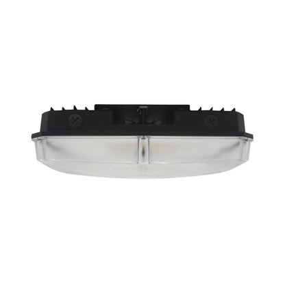 Luz LED cuadrada de 13 pulgadas y 100 W, multivatio y multi CCT para marquesina