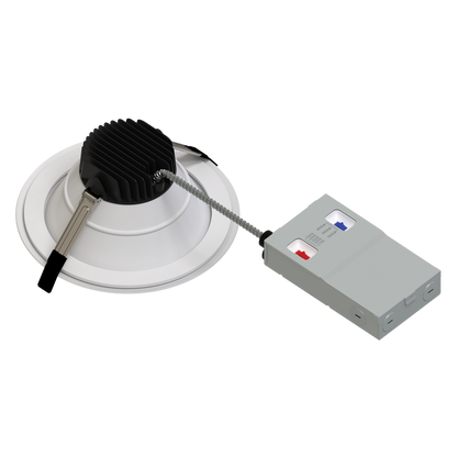 8" Commercial Downlight 5 CCT & 3 Watt Selectable - Universal Voltage/Dual Dimming High Output