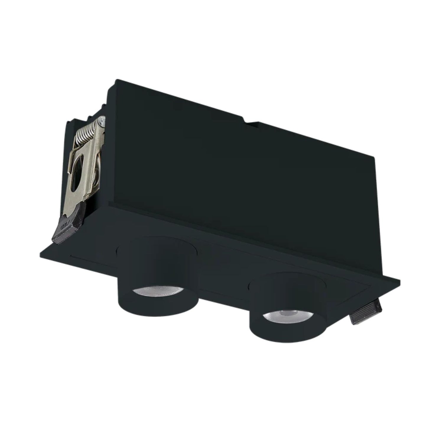 2 Head 5 CCT Retractable  Multi Light Black Finish