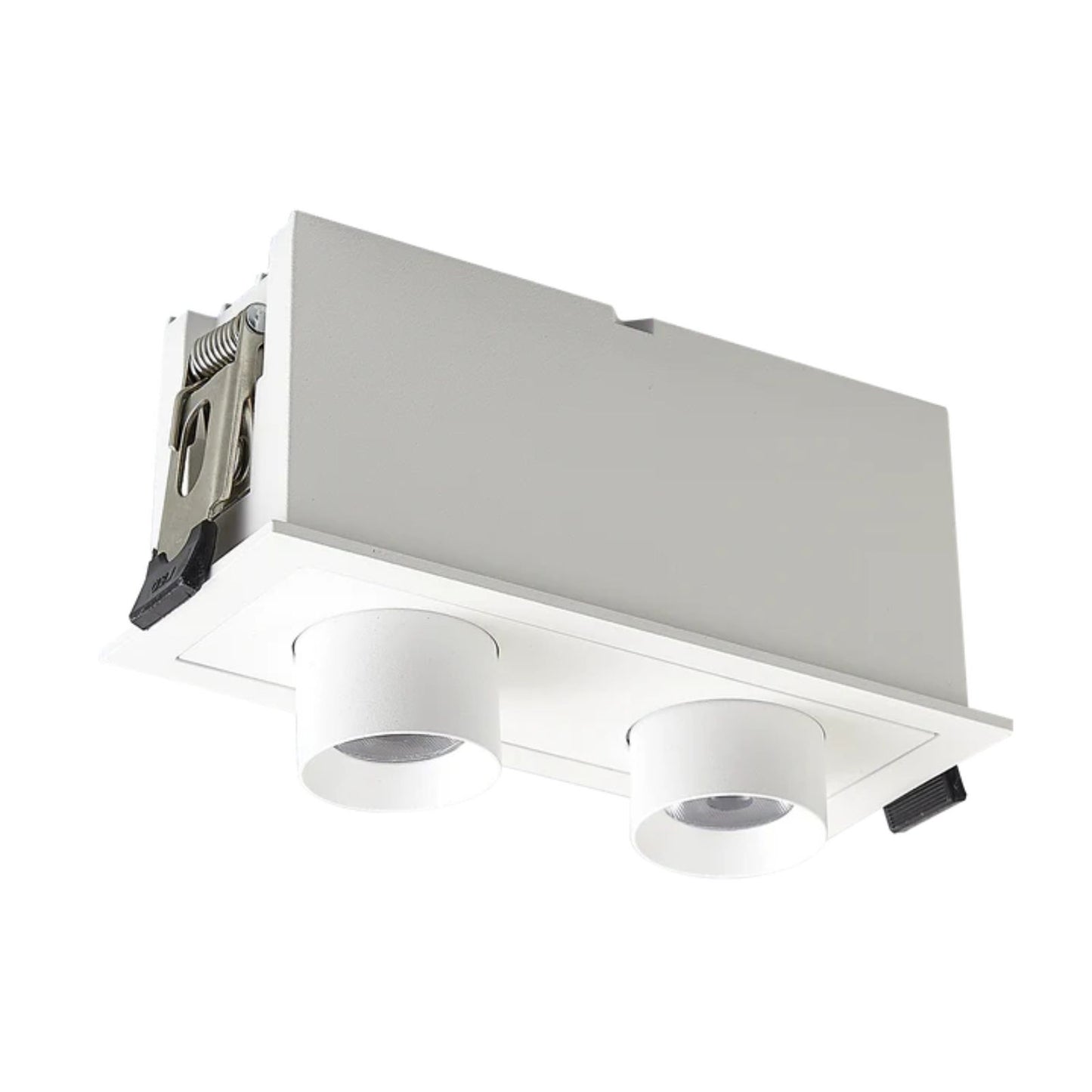 2 Head 5 CCT Retractable  Multi Light White Finish