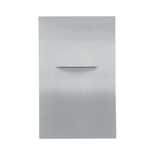Vertical Step Light Cover Plate Brushed Nickel Finish